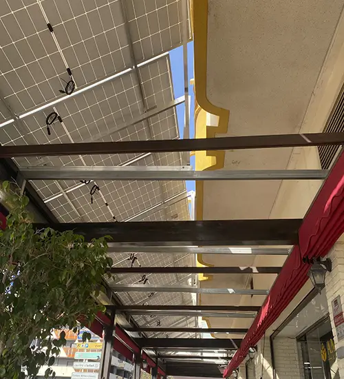 Renewable solar installation